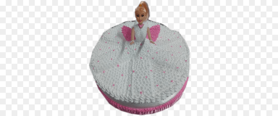 Baby Doll Barbie, Birthday Cake, Cake, Cream, Dessert Free Transparent Png