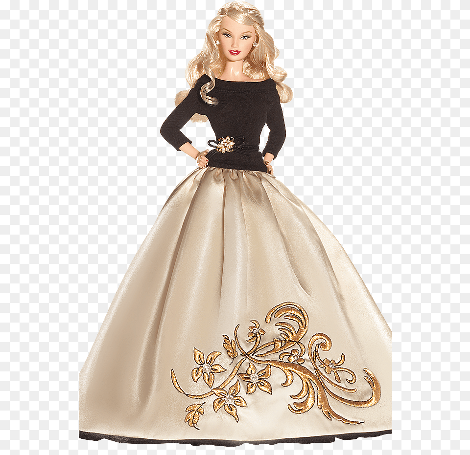 Baby Doll Wallpaper Beautiful Barbie Doll Images Figurine, Formal Wear, Fashion, Gown Free Png Download