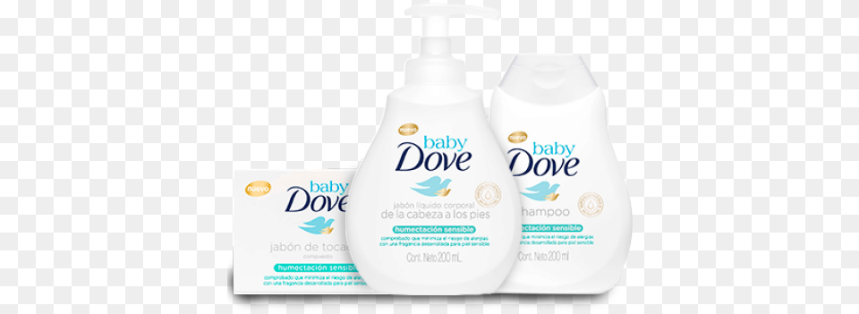 Baby Dove Humectacin Sensible Baby Dove Sensitive Moisture Tip To Toe Wash, Bottle, Lotion, Shaker, Cosmetics Free Png Download