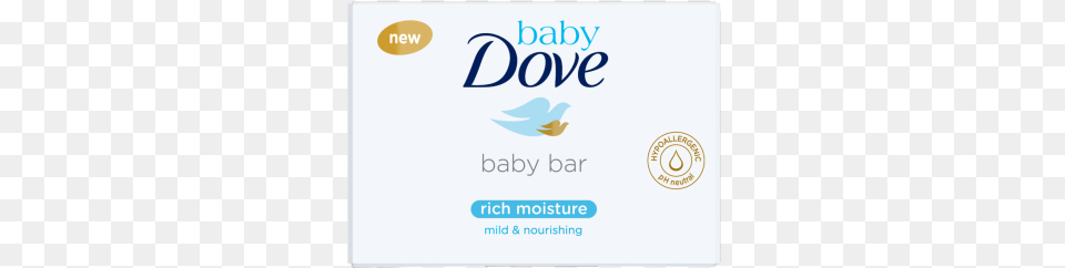 Baby Dove Rich Moisture Bar 75g Baby Dove Soap Bar, Text, Paper, Logo Free Png Download