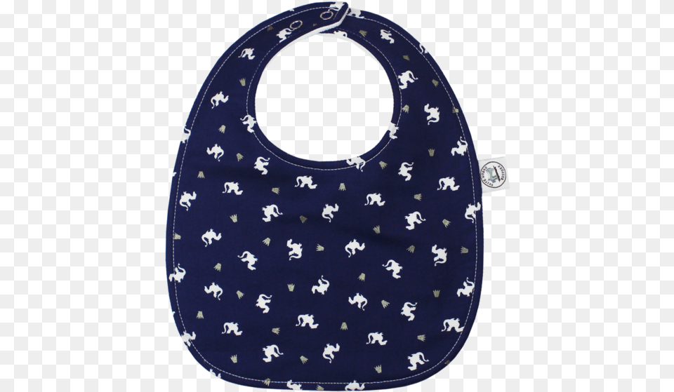 Baby Dragon Sweet Bib Navy Blue Fabric White Dragon Gold Embellishment By, Person Free Png Download