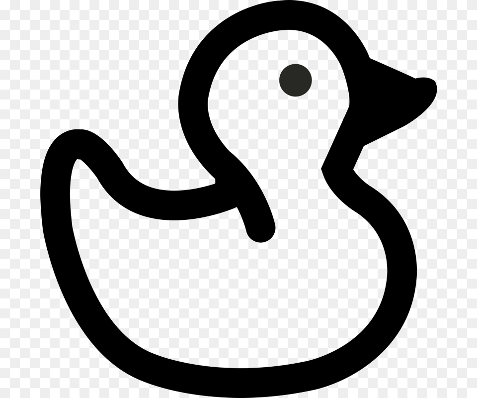 Baby Duck Symbol, Smoke Pipe, Stencil, Animal, Bird Png Image