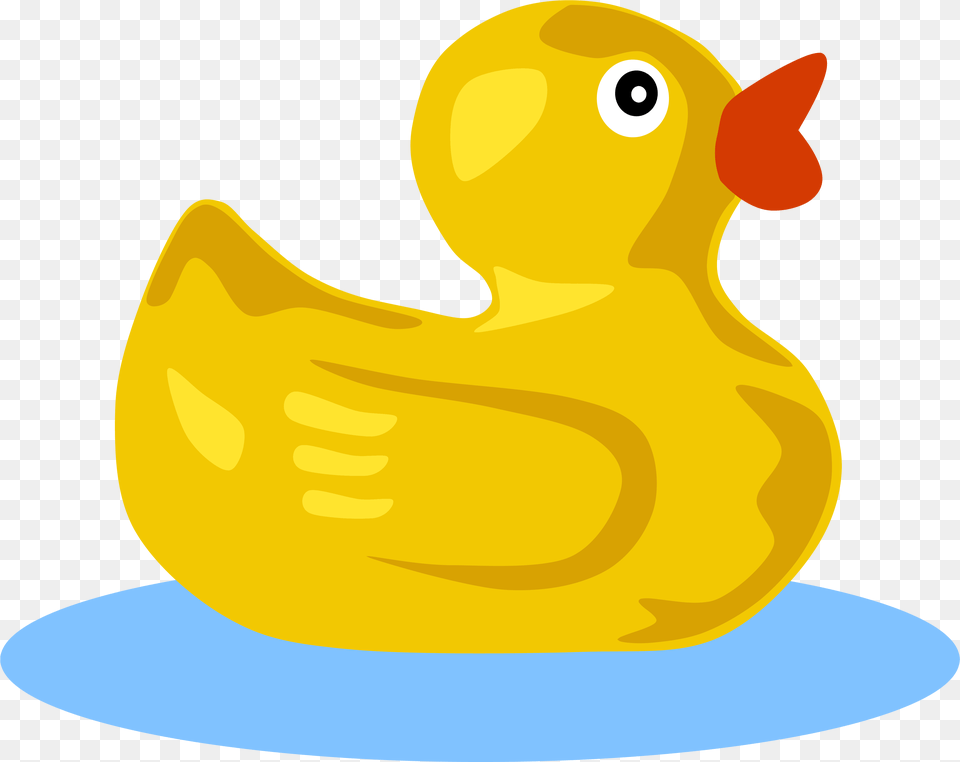 Baby Duck Water Clipart Rubber Duck Clip Art, Animal, Bird, Beak Free Png Download