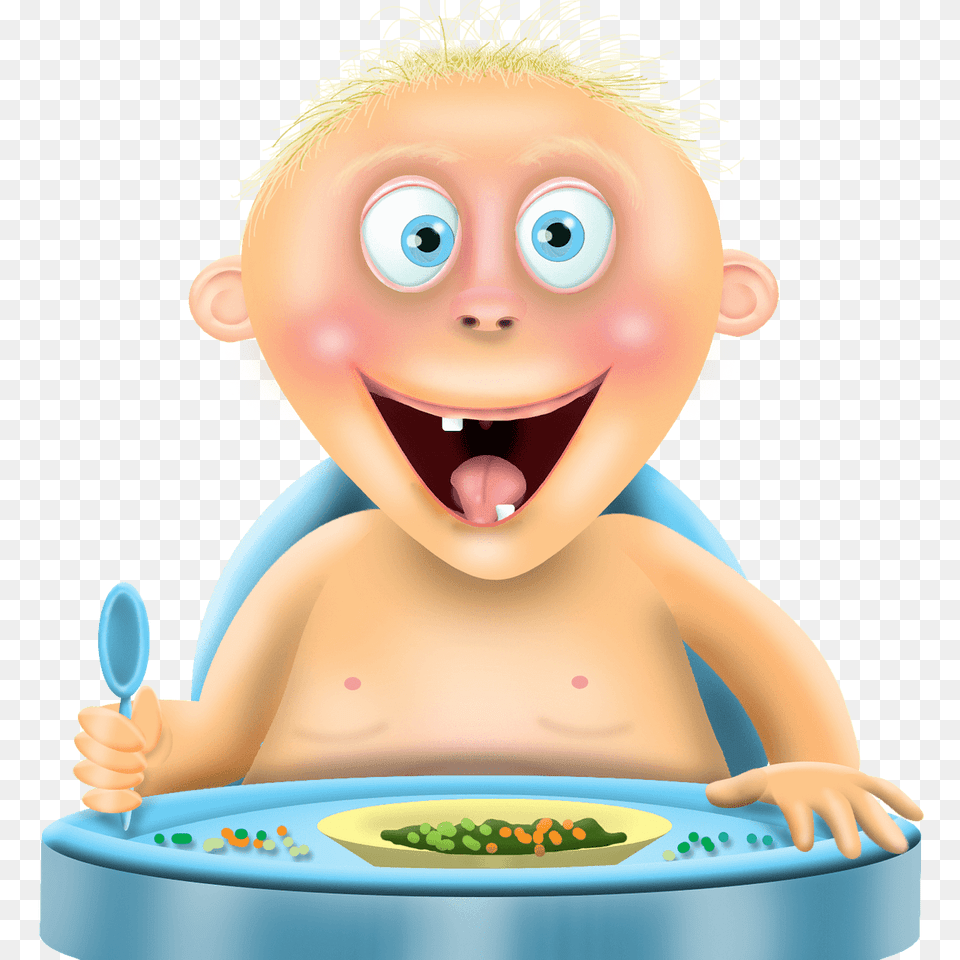 Baby Eating Clipart, Cutlery, Fork, Photography, Person Free Png