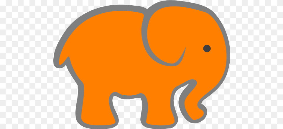 Baby Elephant Clip Art Pictures Clipartix Orange And Gray Elephant Baby Shower, Animal, Mammal, Wildlife Png