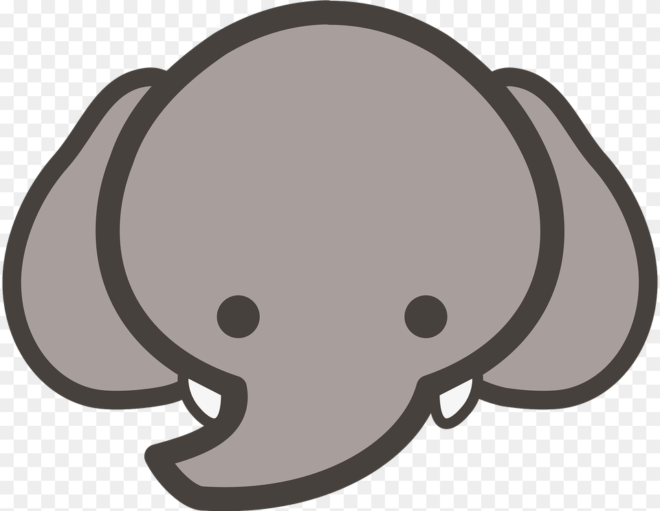 Baby Elephant Face Clipart, Animal, Mammal, Leisure Activities, Person Free Png Download