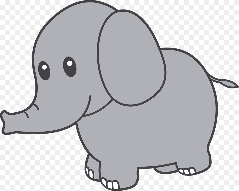 Baby Elephant Outline Clip Art Elephant Clipart Transparent, Animal, Mammal, Wildlife, Clothing Free Png