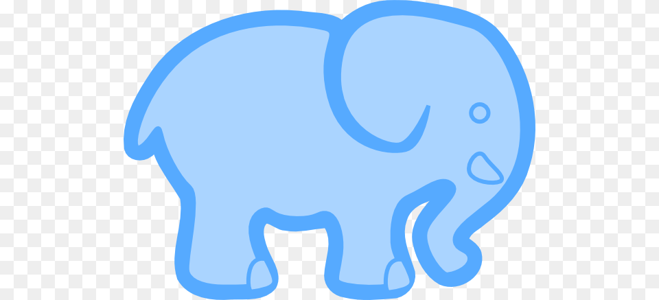 Baby Elephant Stencil, Animal, Mammal, Wildlife Free Png Download