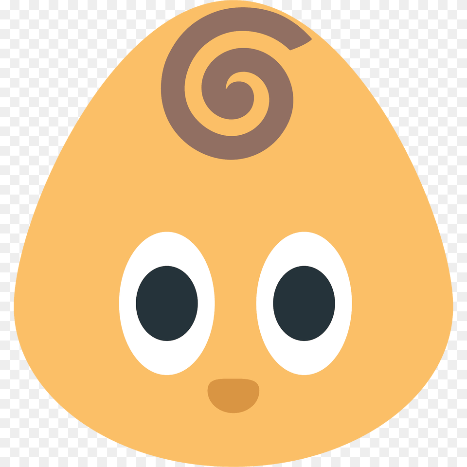 Baby Emoji Clipart, Food, Disk, Egg Free Transparent Png