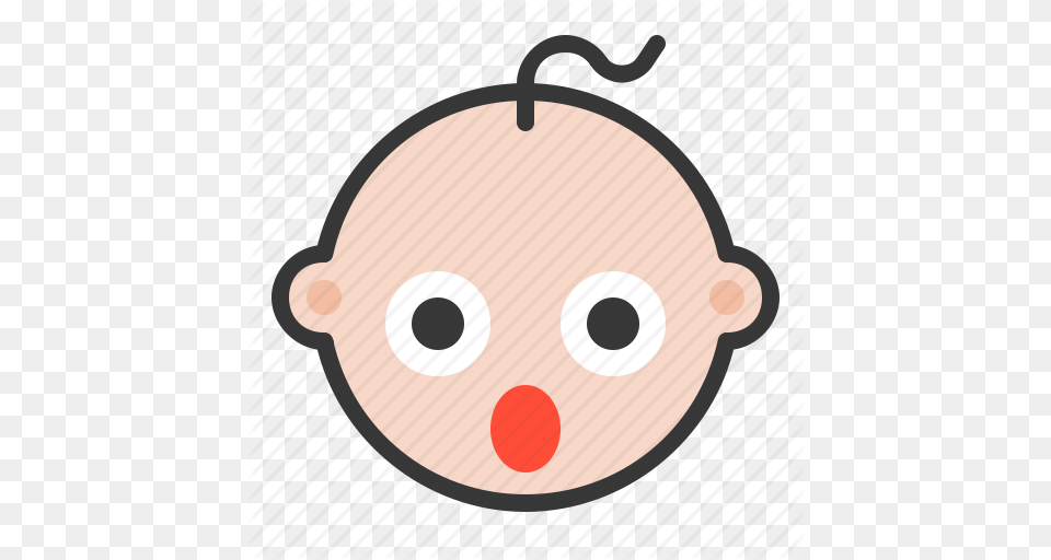 Baby Emoji Emoticon Expression Shocked Wow Icon Free Png Download