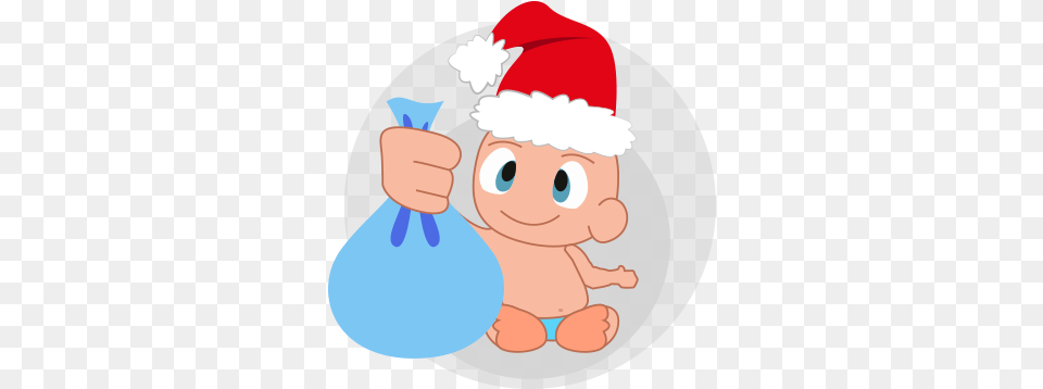 Baby Emoji Mery Christmas By Kien Bui Van Cartoon, Toy, Plush, Elf, Body Part Free Png Download