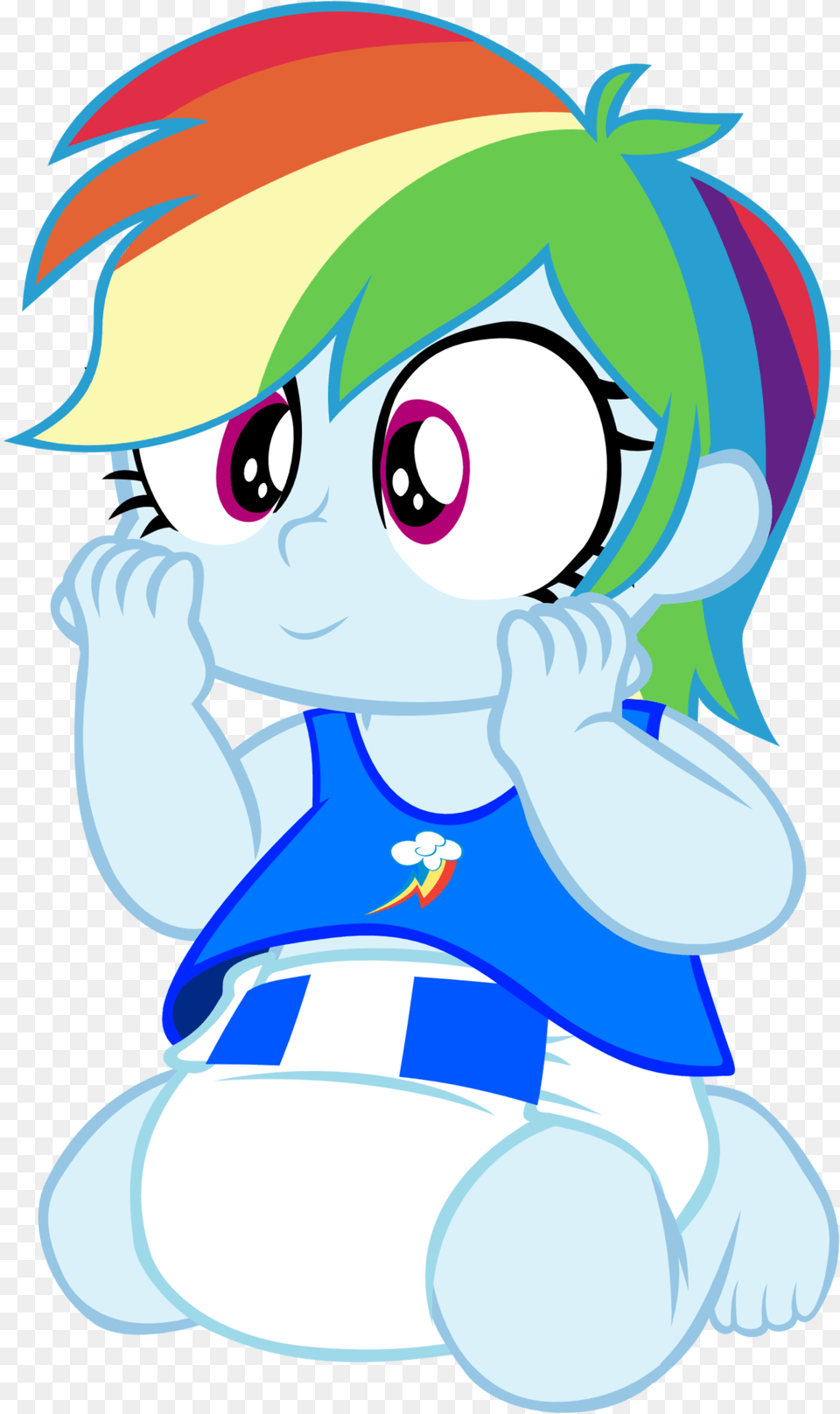 Baby Equestria Girl Rainbow Dash By Megarainbowdash2000 Mlp Eg Rainbow Dash, Book, Comics, Publication, Person Free Transparent Png