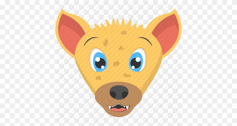 Baby Face Baby Hyena Baby Hyena Face Pet Animal Yellow Hyena Icon, Deer, Mammal, Wildlife Free Transparent Png