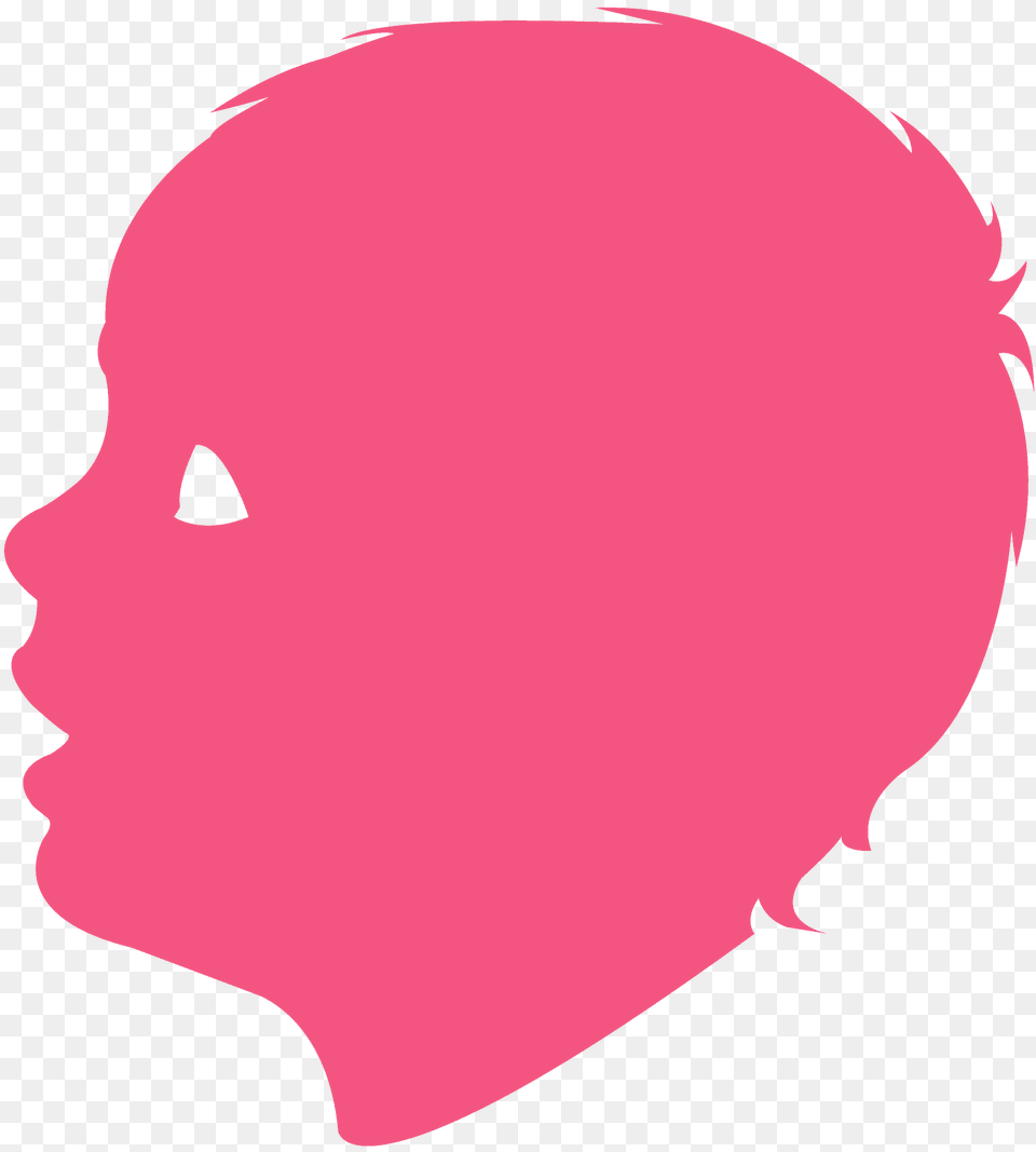 Baby Face Silhouette, Head, Person, Clothing, Hardhat Free Png