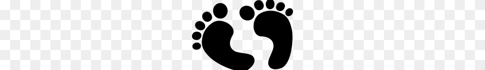Baby Feet Clip Art Grey Ba Feet Clip Art, Gray Png Image