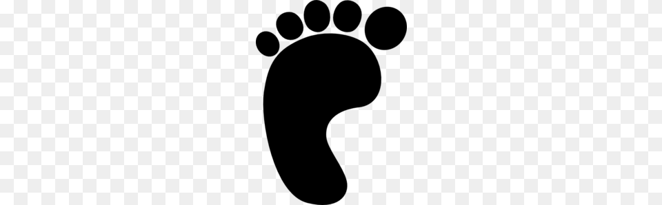 Baby Feet Clipart, Gray Free Png