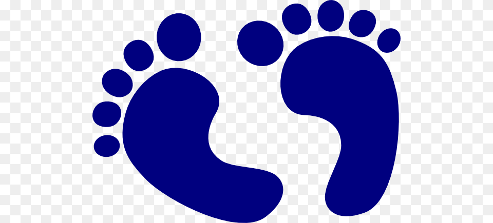 Baby Feet Navy Clip Art, Footprint Free Png Download