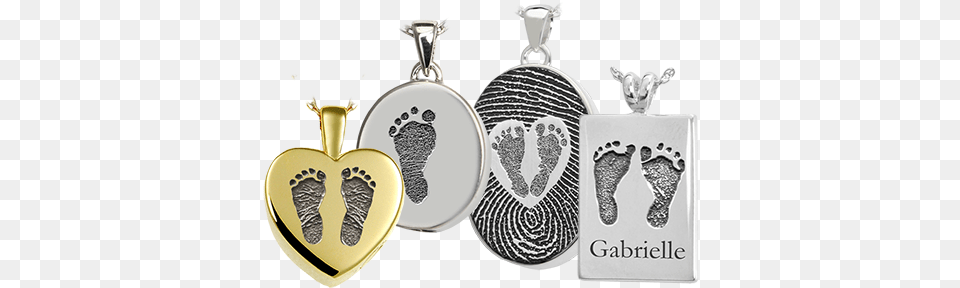 Baby Feet Print Cremation Jewelry Footprints Heart Fingerprint Oval Sterling Silver Cremation, Accessories, Pendant, Locket Free Png