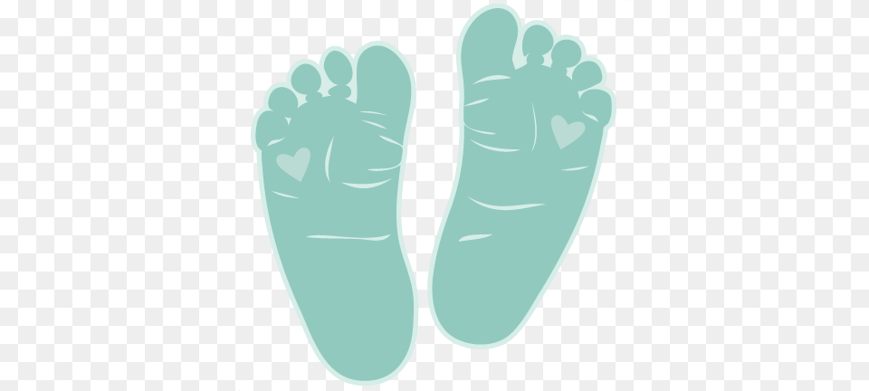 Baby Feet Scrapbook Cute Clipart For Silhouette, Footprint, Smoke Pipe Free Png
