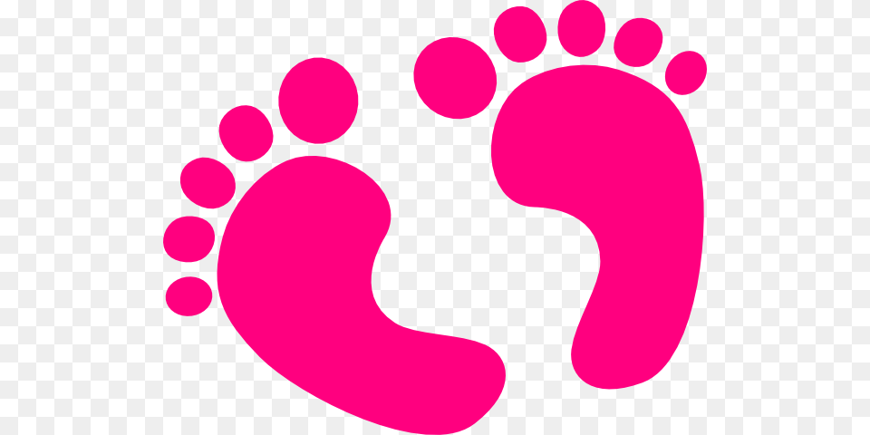 Baby Feet Template Baby Shower Vector, Footprint Free Png Download