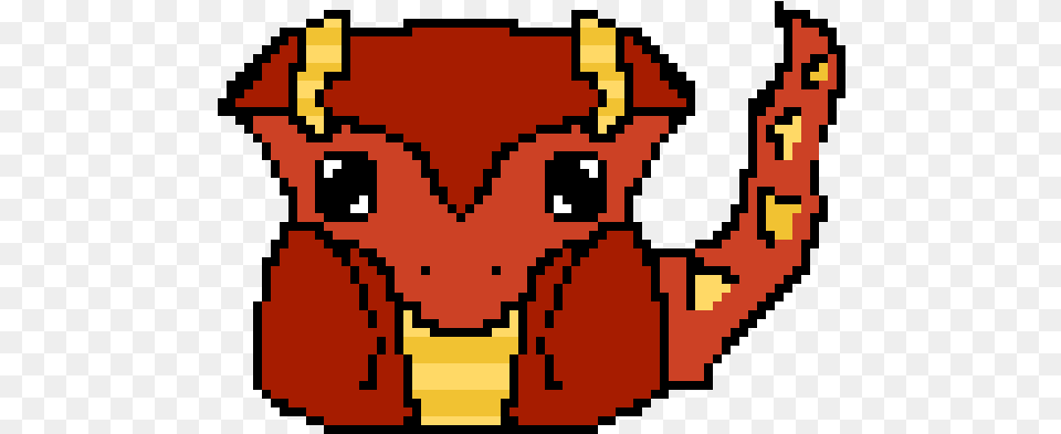 Baby Fire Dragon Pixel Art Clip Art, Animal, Food, Seafood Free Png