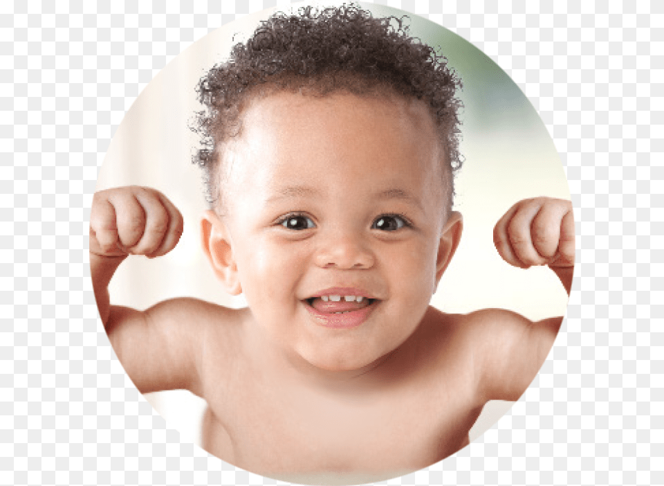 Baby Flexing His Muscles Breastfeeding Healthy Baby, Portrait, Photography, Person, Head Free Png Download