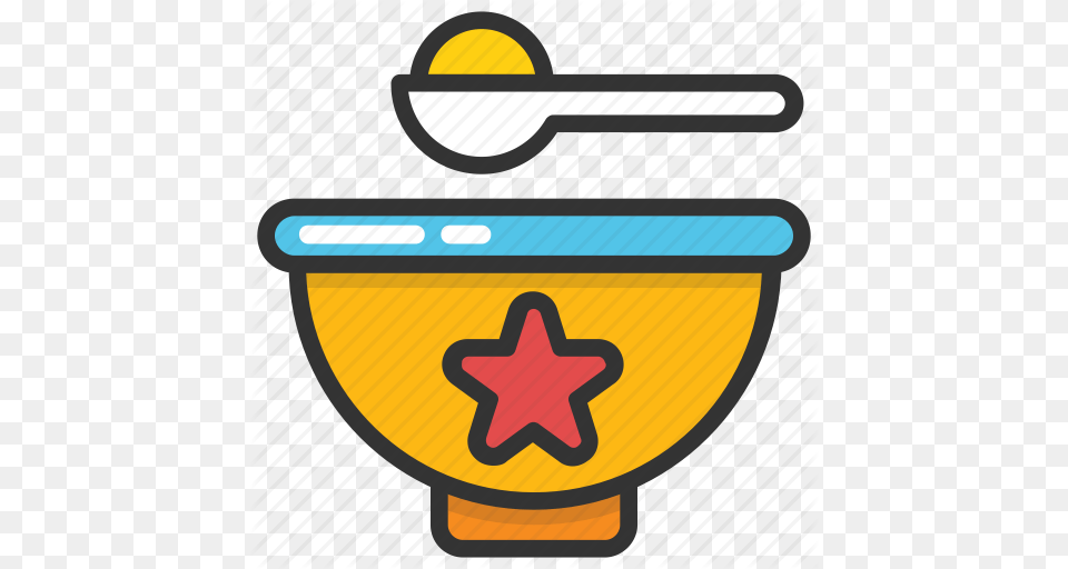 Baby Food Baby Meal Baby Nutrition Mash Food Spoon Icon, Bowl, Symbol Free Png Download