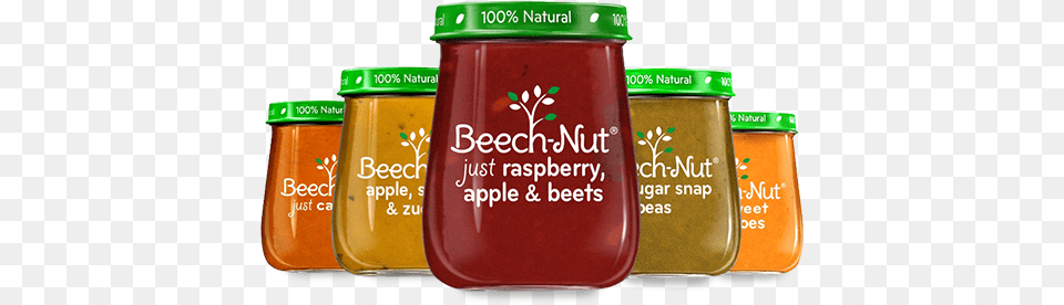 Baby Food Black And White Stock Beech Nut Naturals Stage 2 Purees Apple, Ketchup, Relish, Jam Free Png Download