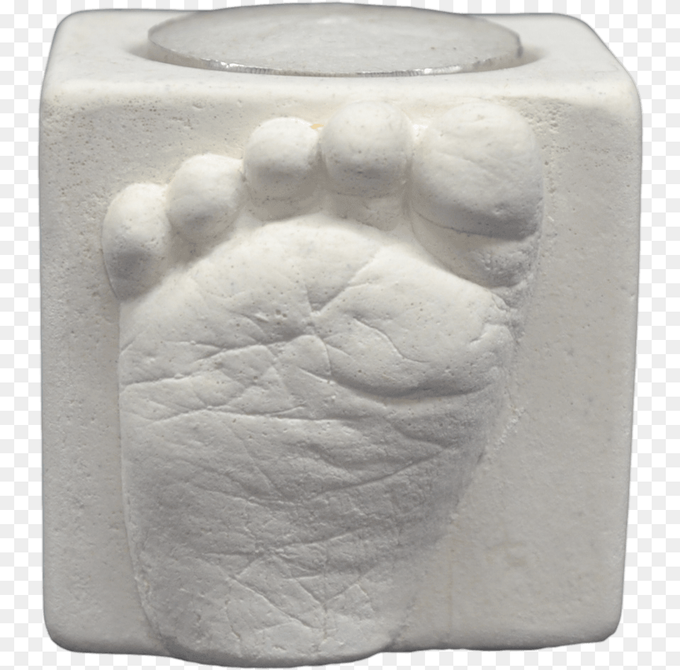 Baby Foot Candle Holder Stone Carving, Jar, Pottery Png