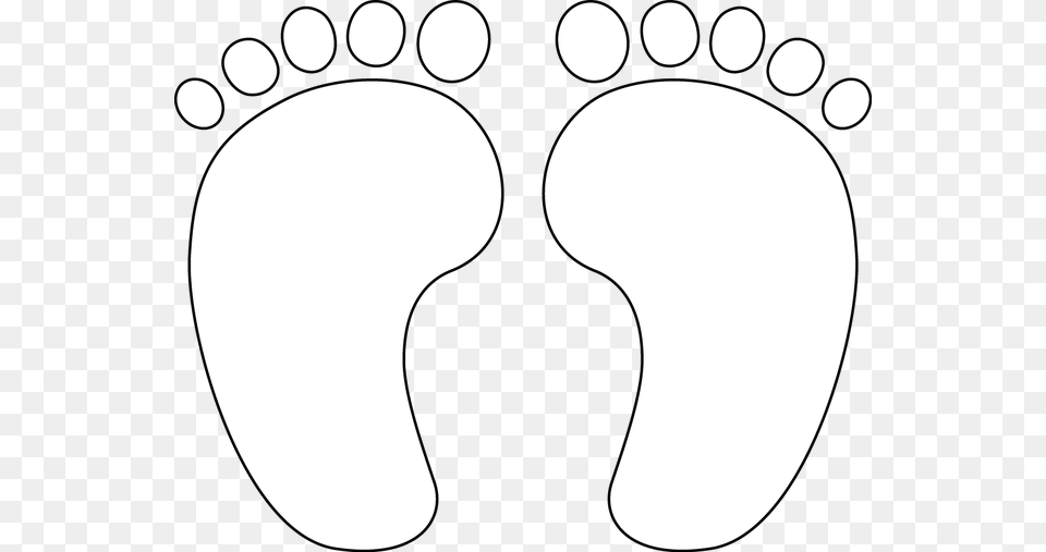 Baby Footprint Template Baby Feet Printable Free Transparent Png