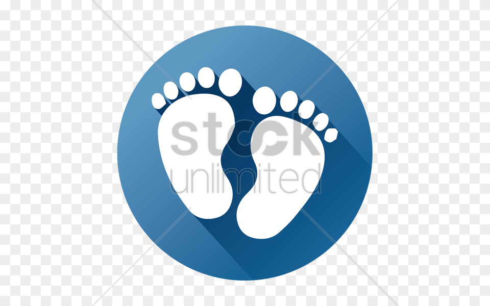 Baby Footprint Vector Image Free Png Download