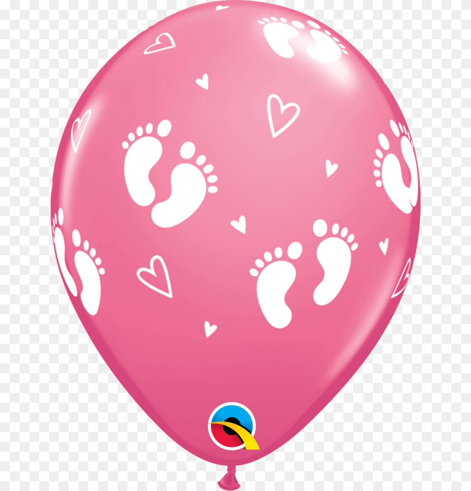 Baby Footprints Blue Balloon For Baby Free Png