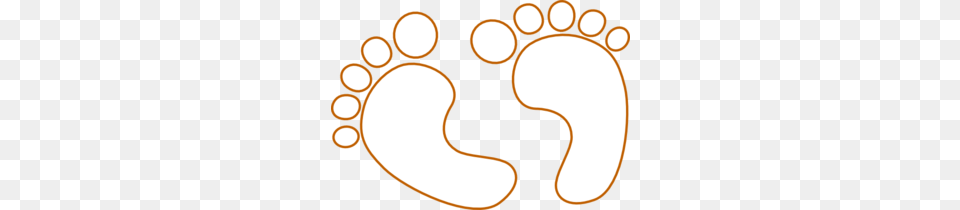 Baby Footprints Outline Clip Art, Footprint, Person Free Transparent Png