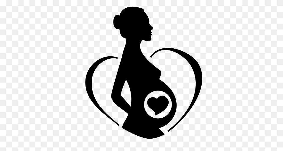 Baby Friendly Maternity Maternity Pregnancy Icon With, Gray Png