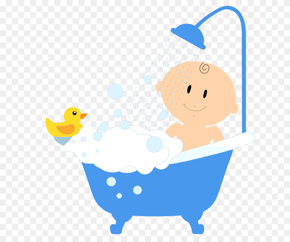 Baby Garage Cliparts, Bathing, Bathtub, Person, Tub Png Image
