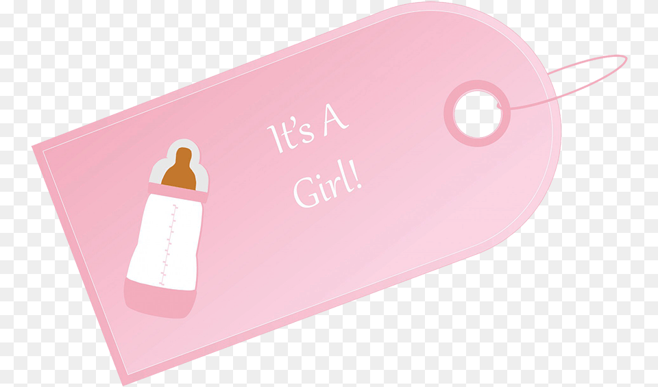 Baby Gift Tag Pink Mobile Phone, Disk Free Transparent Png