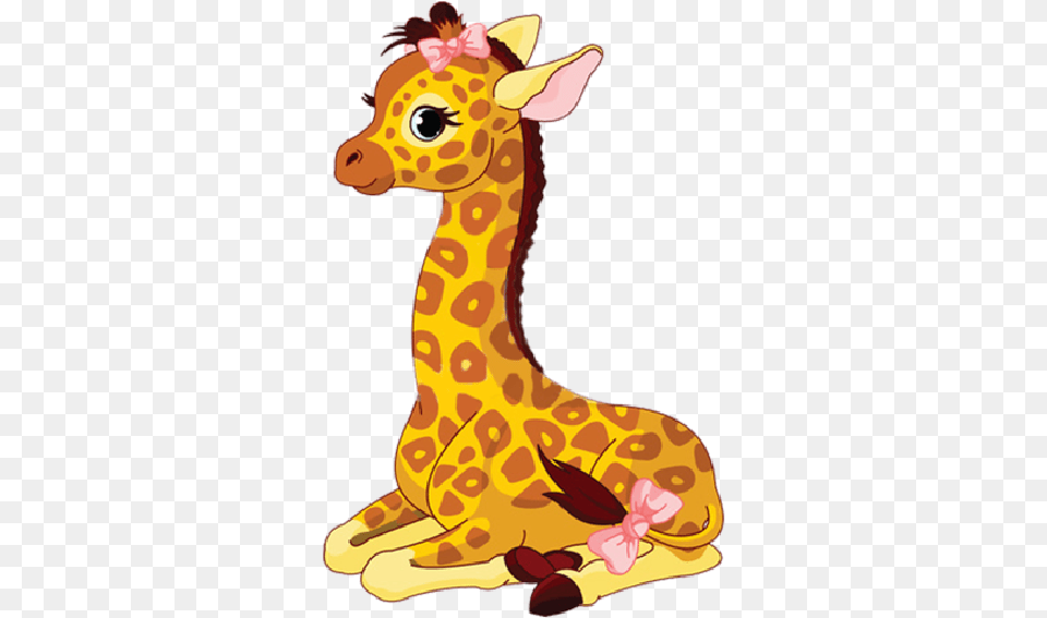 Baby Giraffe Cartoon Clip Art Animadas Imgenes De Jirafas, Animal, Deer, Mammal, Wildlife Png Image
