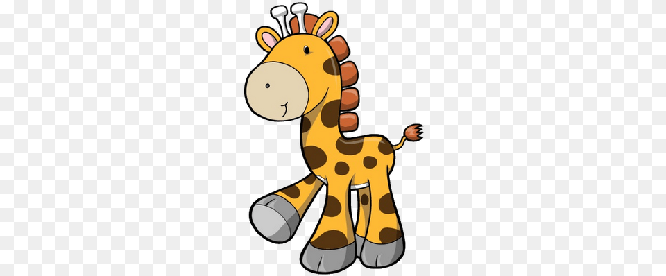 Baby Giraffe Clipart 4 Giraffe Clip Art Baby 2 Baby Cartoon Animals, Plush, Toy, Animal, Mammal Free Transparent Png