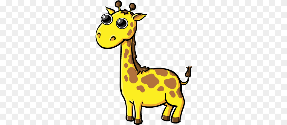 Baby Giraffe Clipart Giraffe Clip Art, Animal, Mammal, Wildlife Free Png Download