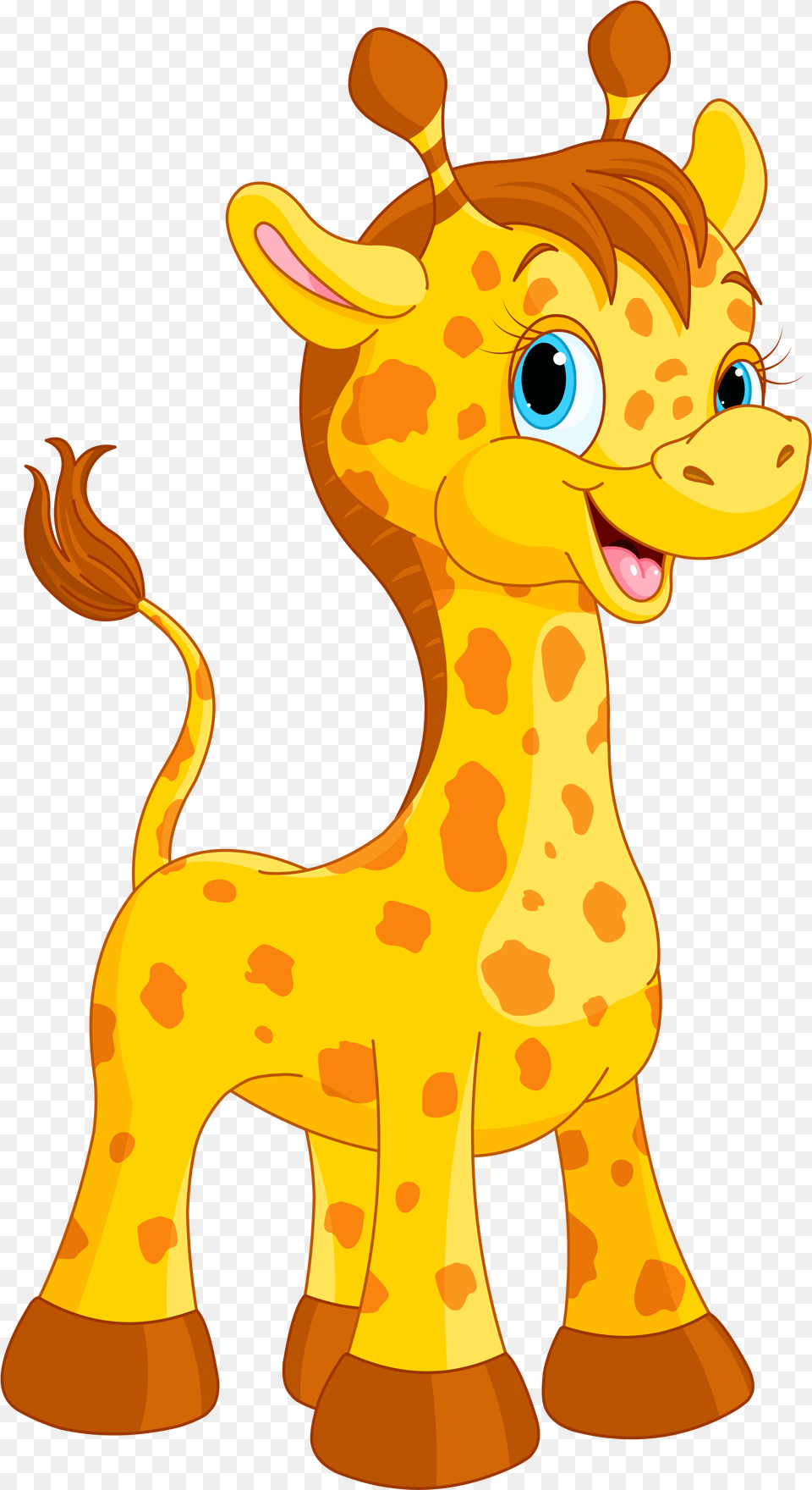 Baby Giraffe Imagen De Jirafa Animada, Animal, Cartoon, Mammal, Kangaroo Free Png Download