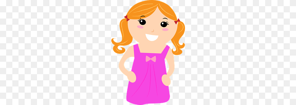 Baby Girl Child, Female, Person, Cartoon Png Image