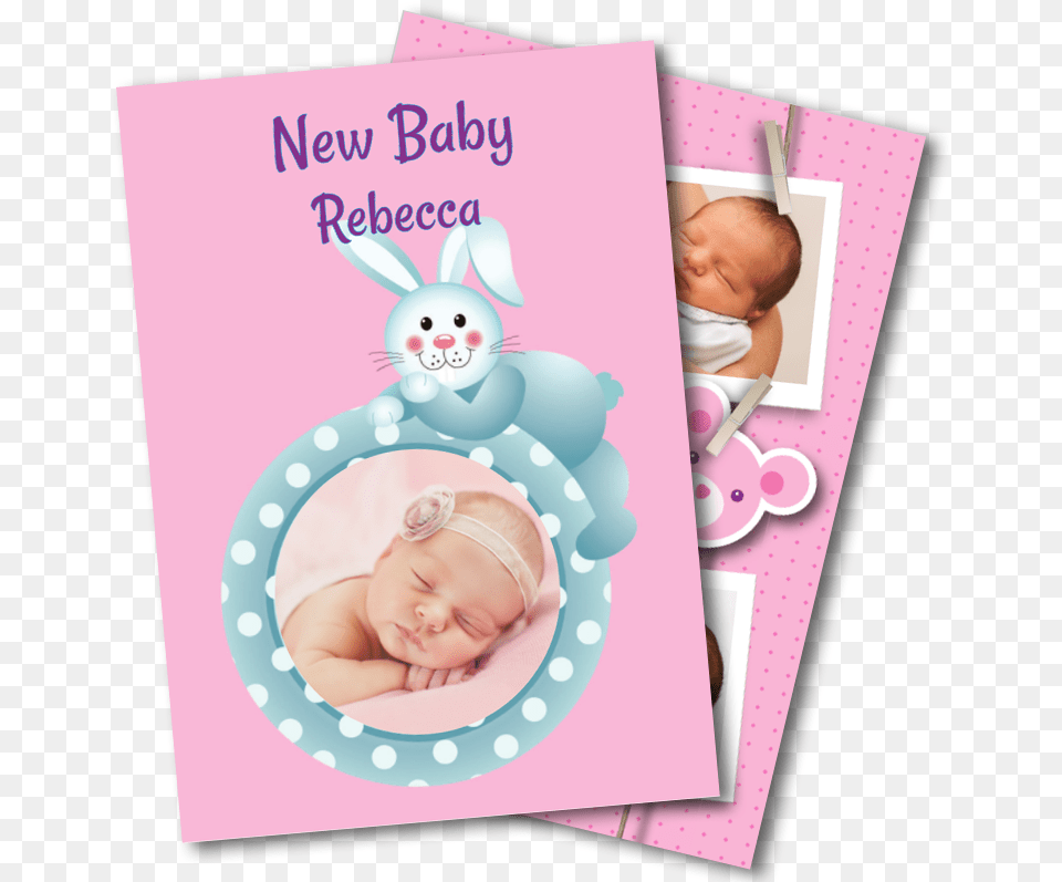 Baby Girl Baby, Envelope, Greeting Card, Mail, Newborn Free Transparent Png