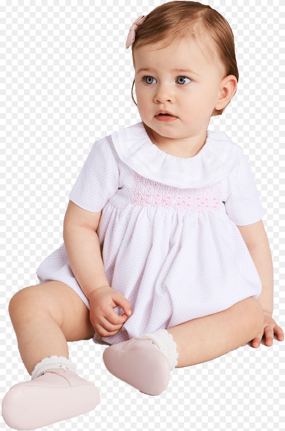 Baby Girl Background Baby, Person, Sitting, Face, Head Png