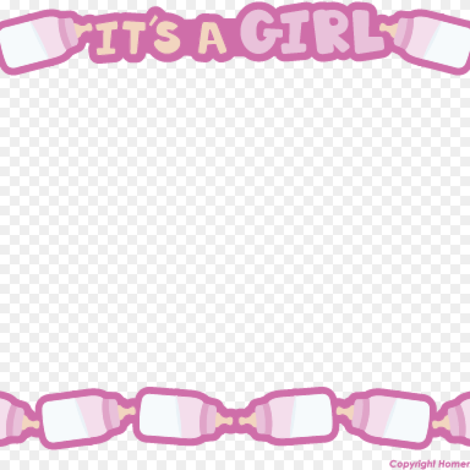Baby Girl Borders Clip Art 28 Collection Of Ba Girl Clipart Baby Boy Border, Accessories, Bracelet, Jewelry Png