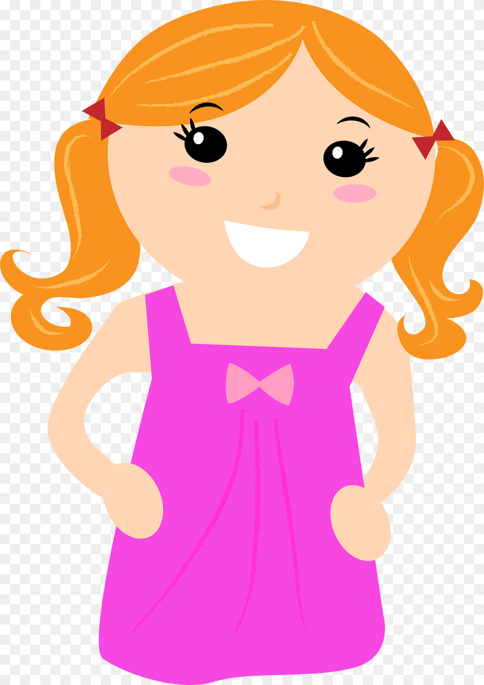 Baby Girl Clipart, Person, Cartoon, Toy, Face Free Png