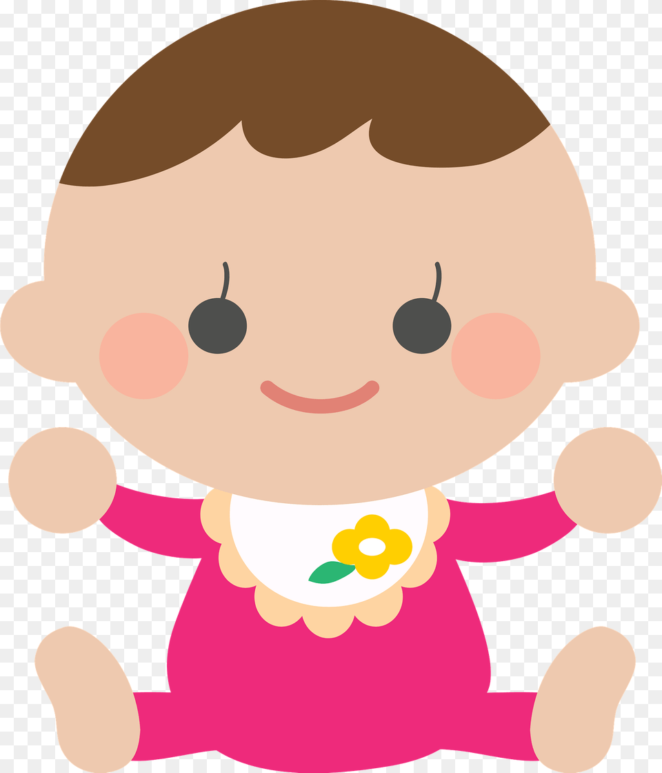 Baby Girl Clipart, Person, Toy Png Image