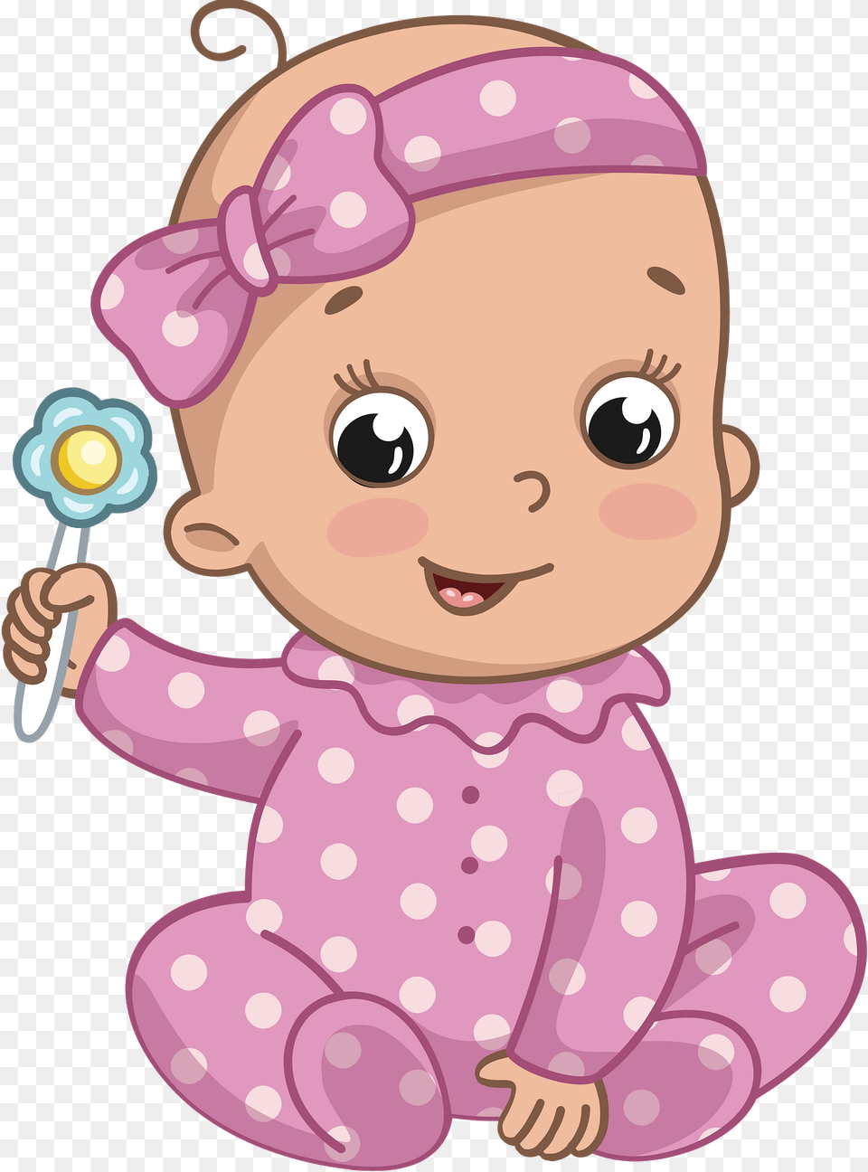 Baby Girl Clipart, Face, Head, Person, Toy Png Image