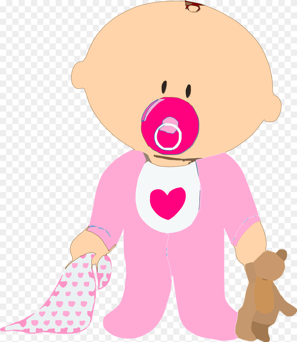 Baby Girl Clipart, Person Free Png Download