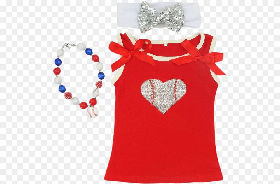 Baby Girl Clothes Baseball Baseball Tee Glitter Top, Accessories, Jewelry, Necklace, Symbol Free Png Download