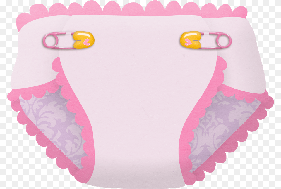 Baby Girl Diaper Clipart, Clothing, Underwear, Lingerie, Panties Free Png